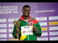 Burkina Faso's star triple jump athlete takes gold at Glasgow indoor championship