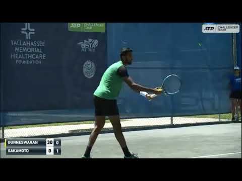 Prajnesh Gunneswaran Vs Pedro Sakamoto :ATP Tallahassee Challenger R1