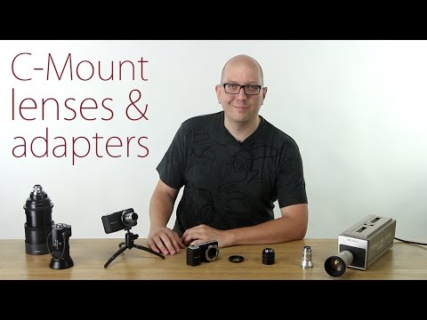 Mount c-mount lenses on your blackmagic pocket cinema camera