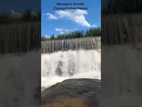 Barragem Marabá no município de Congonhinhas no norte pioneiro do Paraná