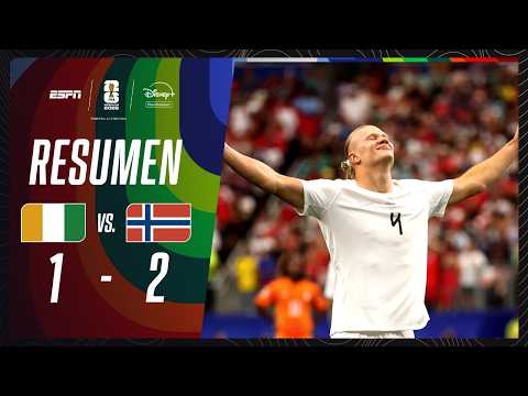 Resumen Costa de Marfil vs Noruega