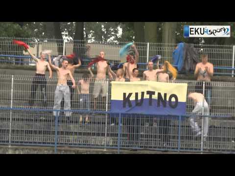 Kibice MKS Kutno w "klatce"
