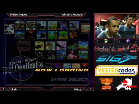 COA6 SSBM - Bab (Falcon) vs Minty (Samus, Fox) - W3