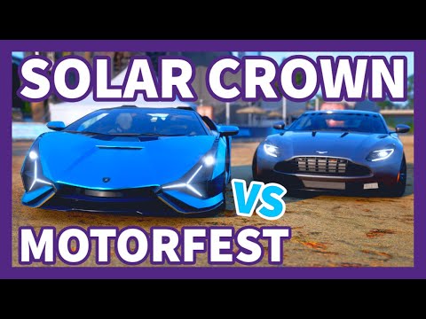 Test Drive Unlimited Solar Crown vs The Crew Motorfest: Discussion and Race on Forza Horizon 5