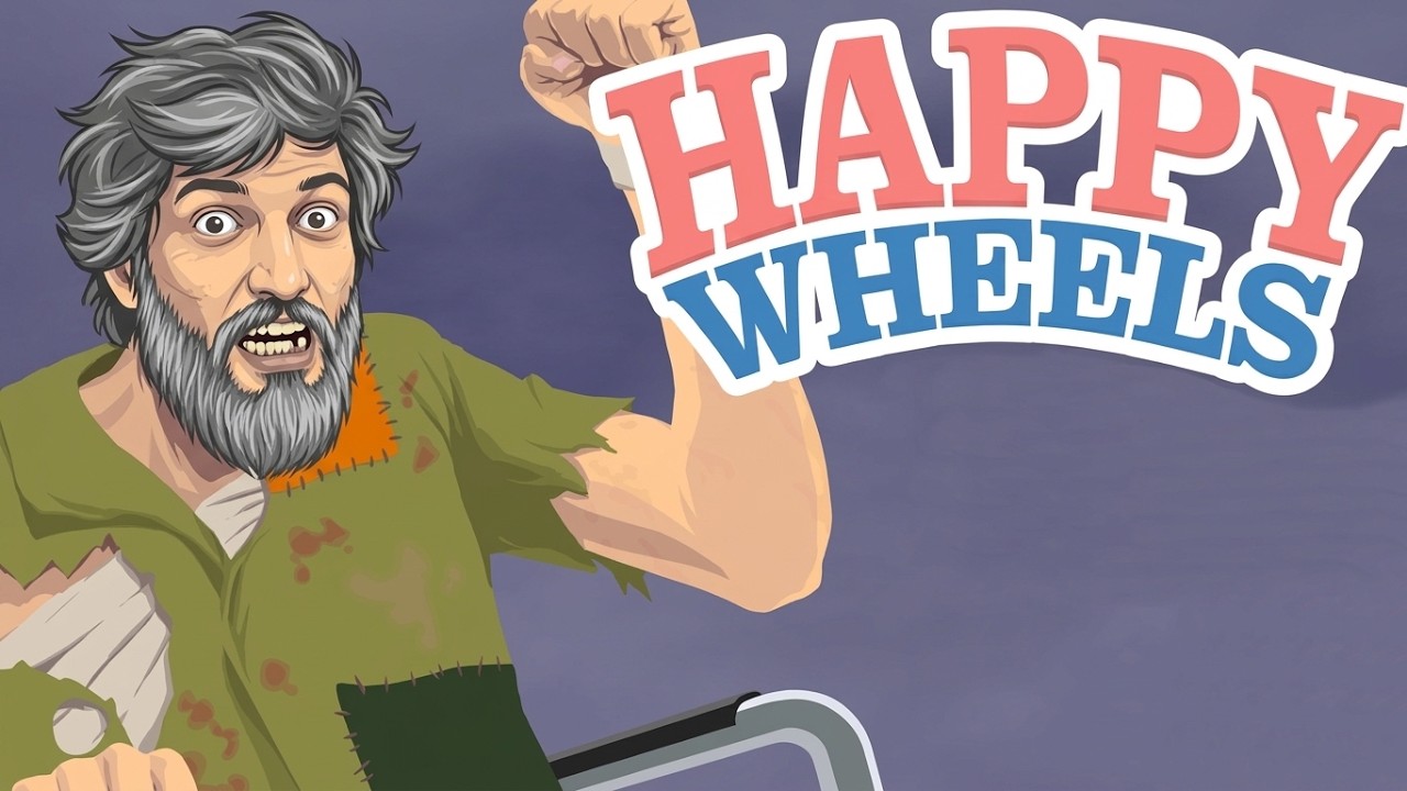 Happy Wheels پیر شدیم ولی کیر نه