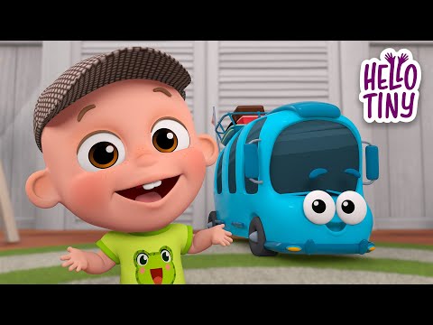 Blue Bus Where Are You | Kids Songs and Nursery Rhymes | Hello Tiny