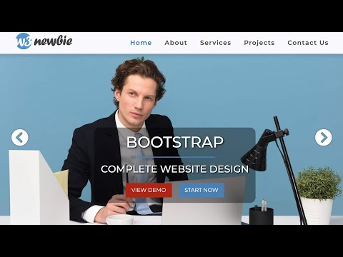 Build A Complete Responsive Website with HTML CSS and Bootstrap!