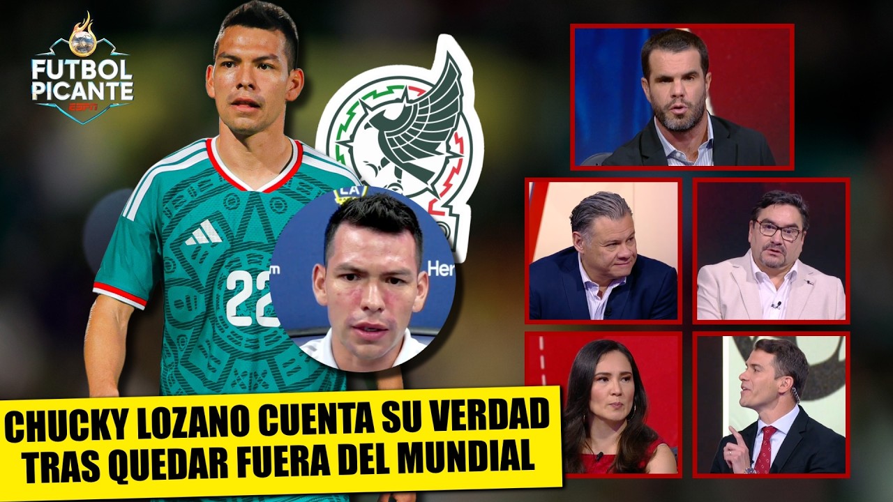 CHUCKY LOZANO SORPRENDE al HABLAR de lo que VIVIÓ tras quedar FUERA del MUNDIAL | Futbol Picante