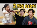 Professional Violinists React to a 2-Year-Old PRODIGY Progress Video