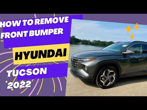 2022 Hyundai Tucson front bumper removal