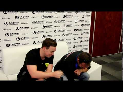 Hardwell with Eric Underhill at Ultra Cape Town 2018 with MuthaFM
