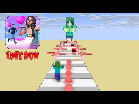 LOVE RUN CHALLENGE | Platabush Animation