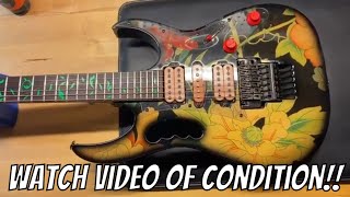 Video thumbnail for 1990 Ibanez Jem 77 FP Floral Pattern Steve Vai by Guitar Chimp