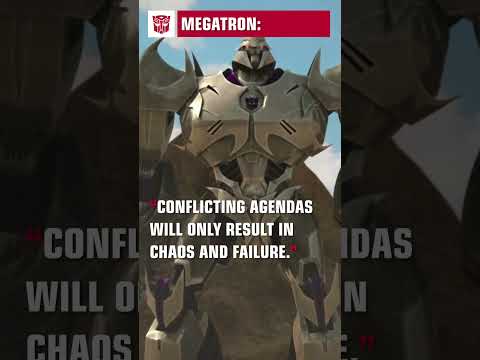 Motivation from Megatron! #transformers #transformersprime #yourubeshorts