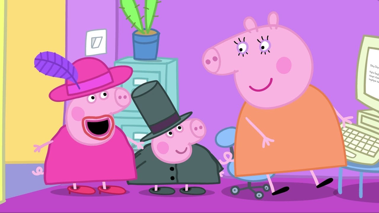 Dressing Up | 🐷 Adventures With Peppa Pig - YouTube video featuring the word there you are