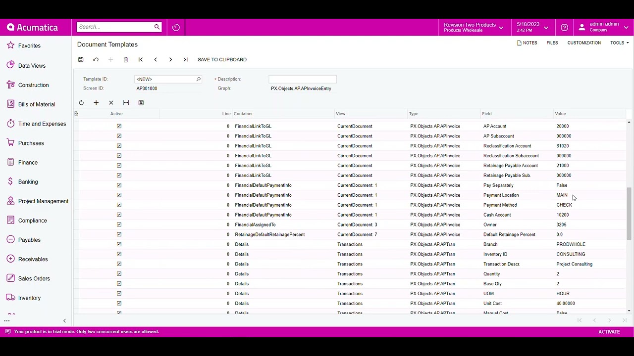 Acumatica Cloud ERP: Tips and Tricks