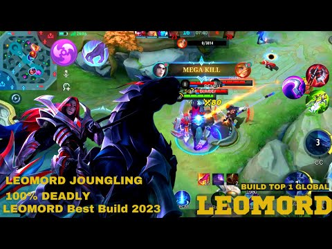 100% Deadly Leomord~Powerful Joungler!! - Build Top 1 Global Leomord 2023~Mobile Legends