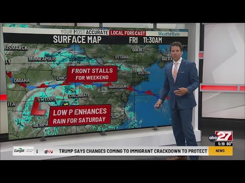 Eric's Friday PM forecast