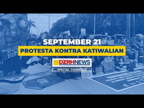 LIVE: Protesta kontra Katiwalian - DZRH Special Coverage on the Luneta-EDSA Sept 21 protests
