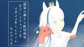 【雑談】深夜の静かな配信初め 冬アニメチェック＆2025年らんきぐん あんどもあ【#Vtuber】