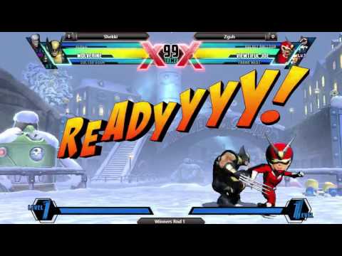 Midwest Mayhem 8! UMvC3 Shekki (P1) vs Zguh (P2) Winners Rnd 1