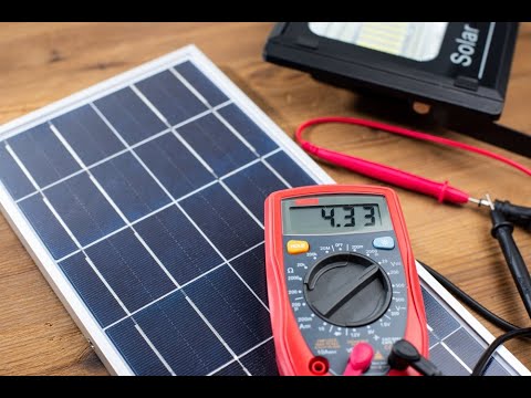 How to test solar panel in hindi/urdu - VI and PV Curves