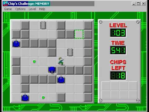 Chip's Challenge 1 Level 103 (Memory) - 488 seconds