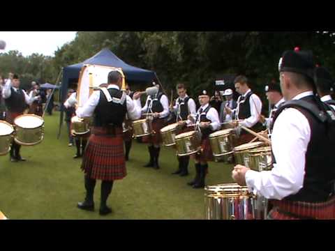 Strathclyde Police Pipe Band Drum Corps..European Championships 2012