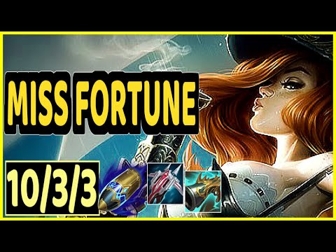 MISS FORTUNE VS CAITLYN - 10/3/3 KDA ADC GAMEPLAY