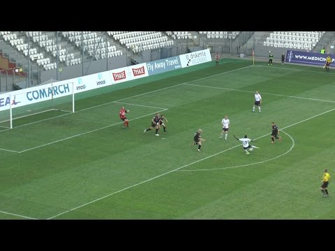 Bramki ze sparingu Cracovia - Polonia Warszawa (12.07.2014)