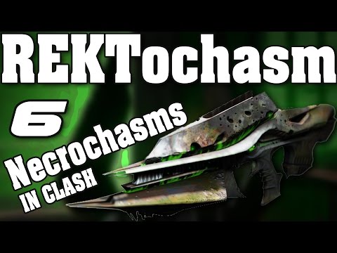 REKTochasm!!!! Hilarious 6 Necrochasms In Clash! NECRO-GEDDON! (DESTINY GUN CHALLENGE)