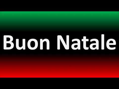 How to Pronounce Buon Natale? | Say 'MERRY CHRISTMAS' in Italian