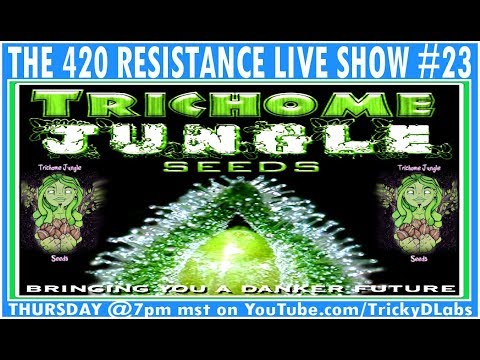 The 420 Resistance Live Show #23 - Trichome Jungle Seeds and Subcool!