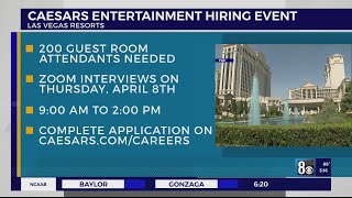 Caesars Entertainment hiring event