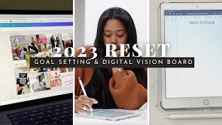RESET FOR 2023  ✨ Goal Setting, Better Habits & Vision Board Creation
