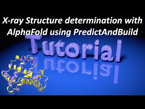 X-ray structure determination with AlphaFold using PredictAndBuild