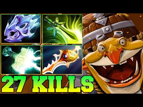 Ultra Kills + 27 Kills Techies Dota 2 Safelane 7.39 Meta Carry Pro Gameplay Guide Build 7.40