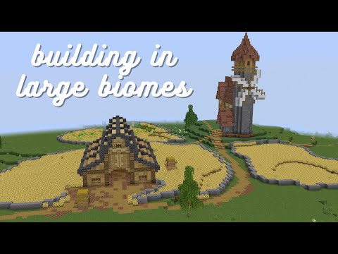 Building in Minecraft large biomes Episode 1