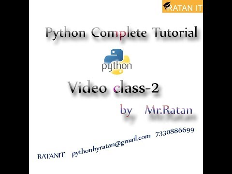 Python Tutorial Video Class 2 Different Ways To Run Python Code By Ratan Sir