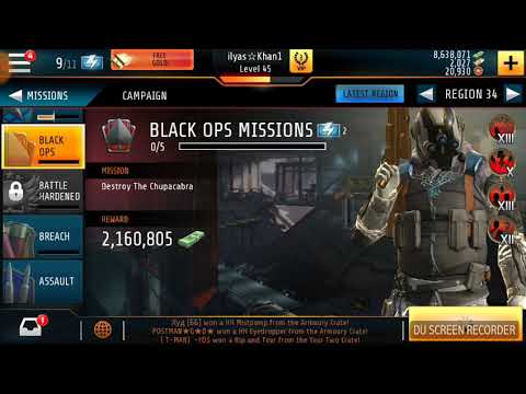 Kill Shot Bravo Region 34::01 Black Ops Mission Completed.