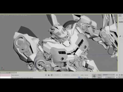 Bumblebee 3D model rigging test [3D Max]