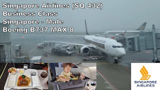 Singapore Airlines Business Class (Jan 2024) - Singapore to Male (SQ 432) - B737 MAX8