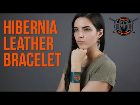 HIBERNIA, Leather Bracelet // The Path of Mortals