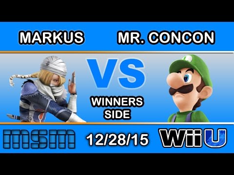 MSM 30 - SCB | Markus (Sheik) Vs. #THE SCB | Mr. ConCon (Luigi) Winners Side - Smash Wii U