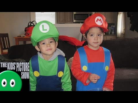How to Go Trick or Treating - Halloween with Super Mario Bros - The Kids' Picture Show