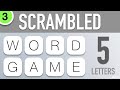 Scrambled Word Games Vol 3 Guess The Word Game 5 Letter Words