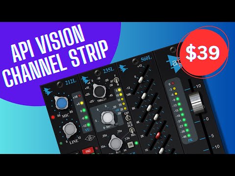 Universal Audio API Vision Channel Strip Collection - Only $39 🚀