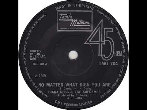 UK New Entry 1969 (143) Diana Ross & The Supremes - No Matter What Sign You Are