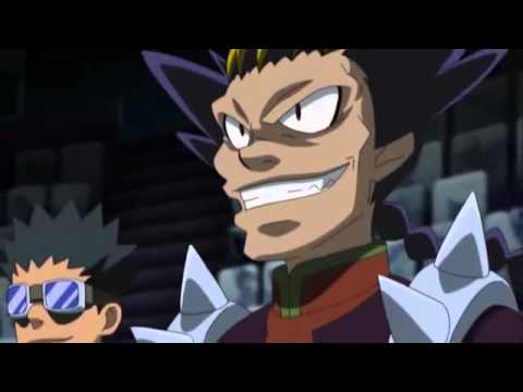Beyblade Metal Fusion - Sora & Kenta vs Busujima, Kazuki & Yuwi
