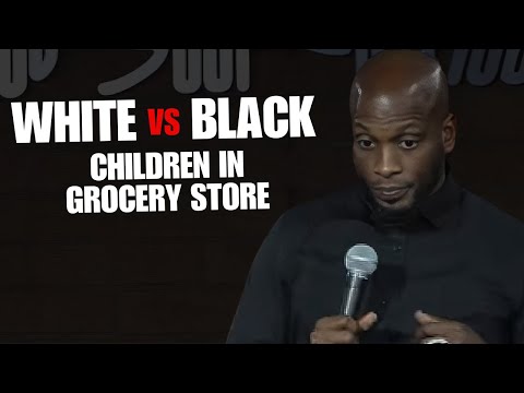 WHITE VS BLACK CHILDREN IN GROCERY STORE | Ali Siddiq Stand Up Comedy